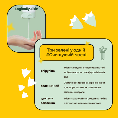 Logically, Skin Clarifying Green Mask &ndash; очищувальна маска з глиною та спіруліною