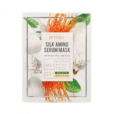 Petitfee Silk Amino Serum Mask - маска з амінокислотами шовку